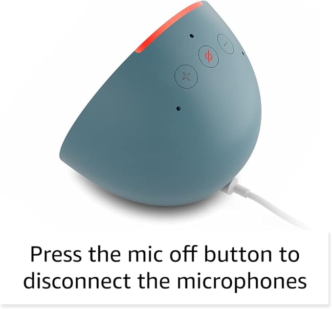 Amazon Echo Pop, Our smallest Alexa speaker, Fits in any room, Charcoal - MrTs Computers Cybor Store