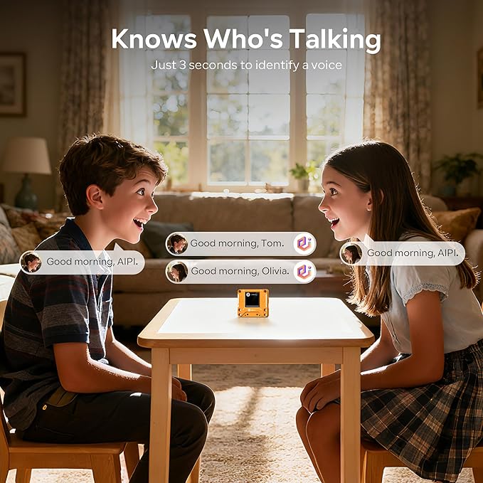 AIPI - Lite AI Robot, Smart Customizable Character with Voice Cloning, GPT Model Access, Memory Storage, and Real - Time Interactive Reactions - MrTs Computers Cybor Store