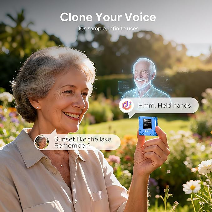 AIPI - Lite AI Robot, Smart Customizable Character with Voice Cloning, GPT Model Access, Memory Storage, and Real - Time Interactive Reactions - MrTs Computers Cybor Store