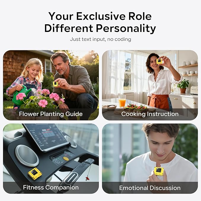 AIPI - Lite AI Robot, Smart Customizable Character with Voice Cloning, GPT Model Access, Memory Storage, and Real - Time Interactive Reactions - MrTs Computers Cybor Store