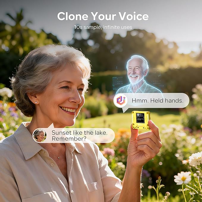 AIPI - Lite AI Robot, Smart Customizable Character with Voice Cloning, GPT Model Access, Memory Storage, and Real - Time Interactive Reactions - MrTs Computers Cybor Store