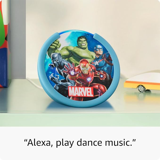 Amazon Echo Pop Kids (newest model), Designed for kids, with parental controls, Includes 6 months of Amazon Kids+, Disney Princess - MrTs Computers Cybor Store