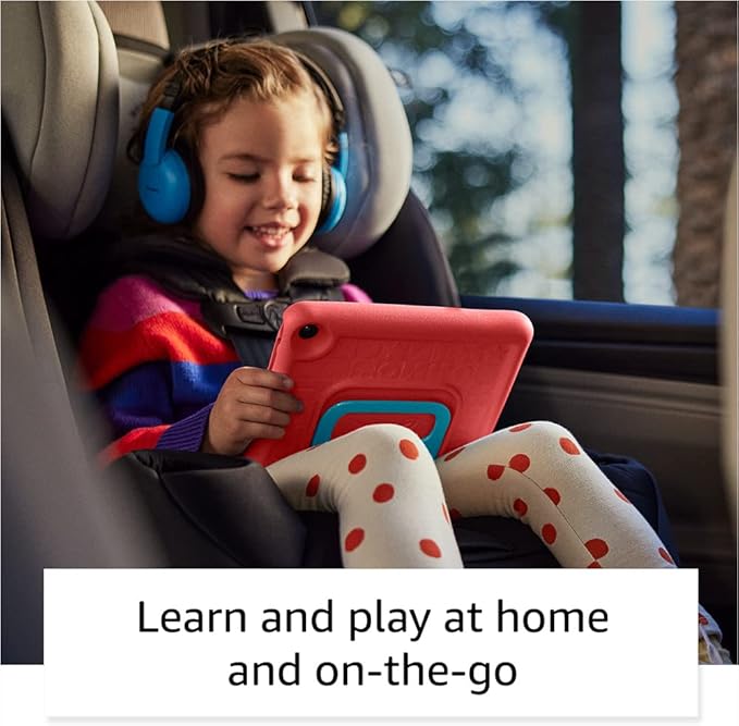 Amazon Fire 7 Kids tablet (newest model) ages 3 - 7. Top - selling 7" kids tablet on Amazon. Includes ad - free and exclusive content, easy parental controls, 10 - hr battery, 16 GB, Purple - MrTs Computers Cybor Store