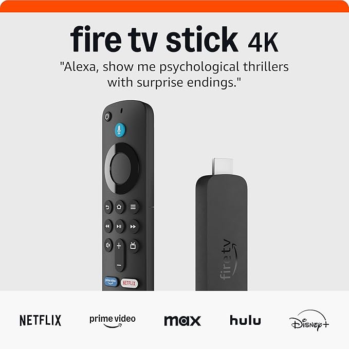 Amazon Fire TV Stick 4K (newest model) with AI - powered Fire TV Search, Wi - Fi 6, stream over 1.8 million movies and shows, free & live TV - MrTs Computers Cybor Store