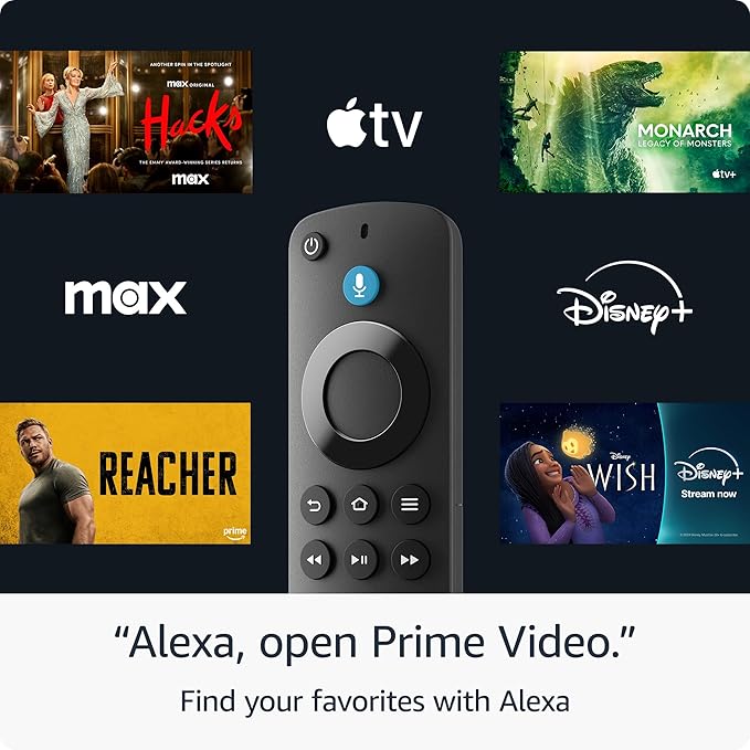 Amazon Fire TV Stick HD (newest model), free and live TV, Alexa Voice Remote, smart home controls, HD streaming - MrTs Computers Cybor Store