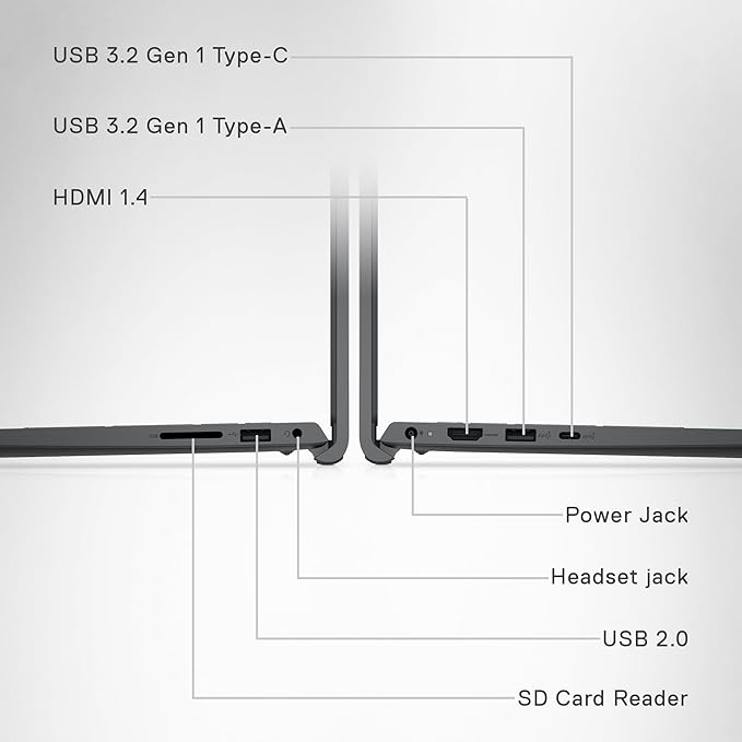 Dell Inspiron 3530 Laptop - 15.6 - inch FHD (1920x1080) Display, Intel Core i3 - 1305U Processor, 8GB DDR4 RAM, 512GB SSD, Intel UHD Graphics, Windows 11 Home, Onsite Service - Carbon Black - MrTs Computers Cybor Store