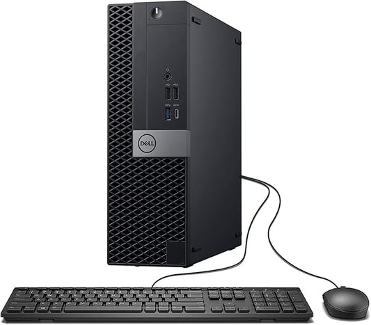 Dell Optiplex 7050 SFF Desktop PC Intel i7 - 7700 4 - Cores 3.60GHz 32GB DDR4 1TB SSD WiFi BT HDMI Duel Monitor Support Windows 11 Pro Excellent Condition(Renewed) - MrTs Computers Cybor Store