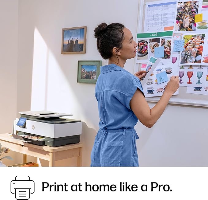 HP OfficeJet Pro 8125e Wireless All - in - One Color Inkjet Printer, Print, scan, Copy, ADF, Duplex Printing Best - for - Home Office, 3 Month Instant Ink Trial Included, AI - Enabled (405T6A) - MrTs Computers Cybor Store