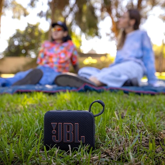 JBL Go 4 - Ultra - Portable, Waterproof and Dustproof Bluetooth Speaker, Big Pro Sound with Punchy bass, 7 - Hour Built - in Battery, Made in Part with Recycled Materials (Black) - MrTs Computers Cybor Store