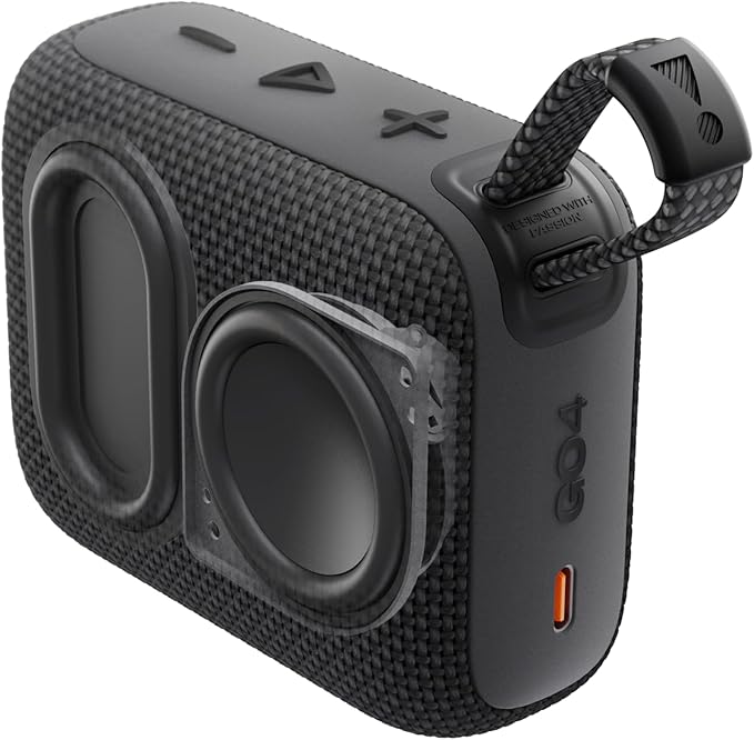 JBL Go 4 - Ultra - Portable, Waterproof and Dustproof Bluetooth Speaker, Big Pro Sound with Punchy bass, 7 - Hour Built - in Battery, Made in Part with Recycled Materials (Black) - MrTs Computers Cybor Store