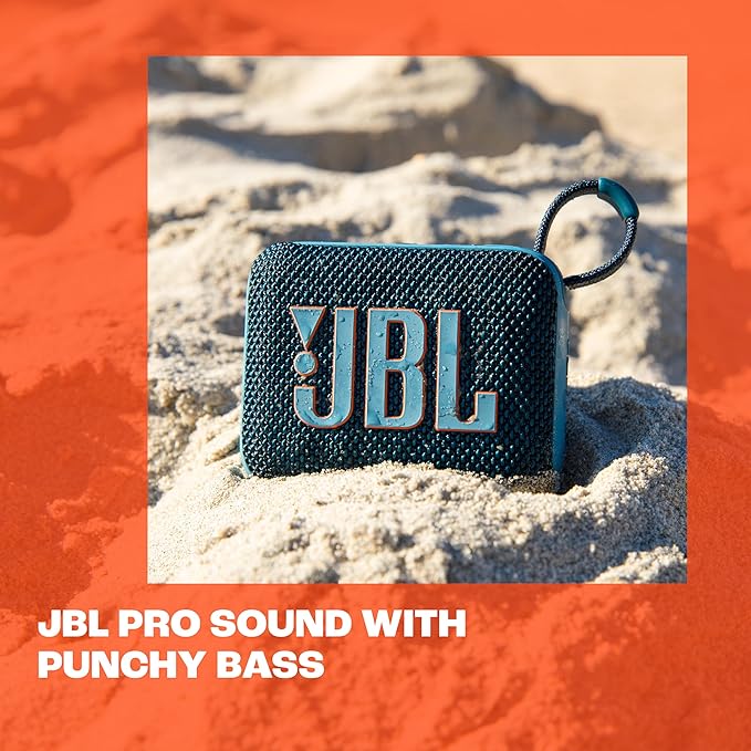 JBL Go 4 - Ultra - Portable, Waterproof and Dustproof Bluetooth Speaker, Big Pro Sound with Punchy bass, 7 - Hour Built - in Battery, Made in Part with Recycled Materials (Black) - MrTs Computers Cybor Store