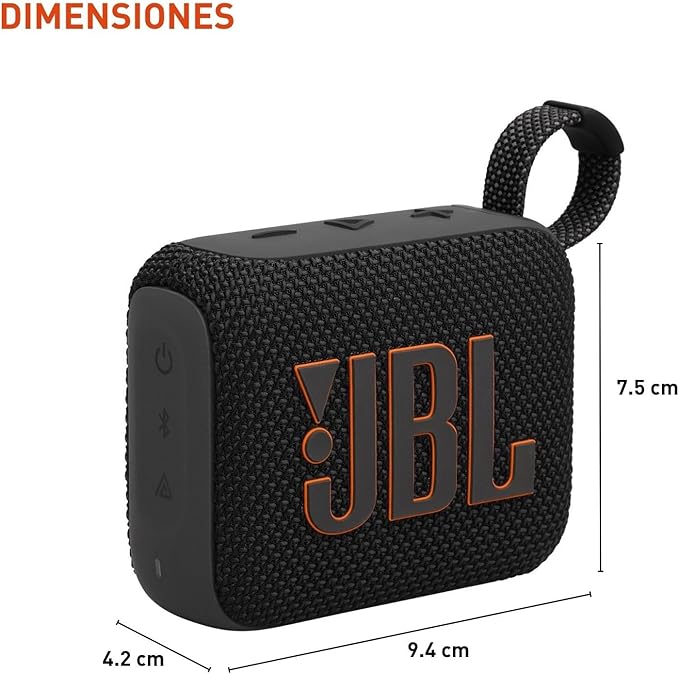 JBL Go 4 - Ultra - Portable, Waterproof and Dustproof Bluetooth Speaker, Big Pro Sound with Punchy bass, 7 - Hour Built - in Battery, Made in Part with Recycled Materials (Black) - MrTs Computers Cybor Store
