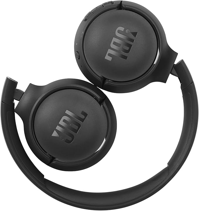 JBL Tune 510BT - Bluetooth headphones with up to 40 hours battery, microphone for call, foldable and comfortable, Android and iOs compatible (Black) - MrTs Computers Cybor Store