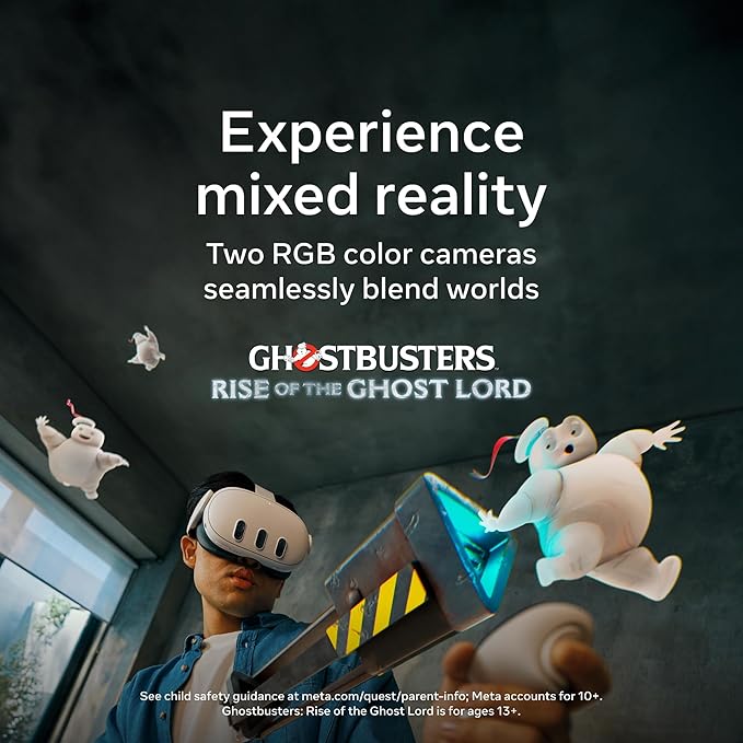 Meta Quest 3 512GB | Thirty Percent Sharper Resolution — 2X Graphical Processing Power — Play Without Wires — Get Batman: Arkham Shadow and a 3 - Month Trial of Meta Horizon+ Included - MrTs Computers Cybor Store