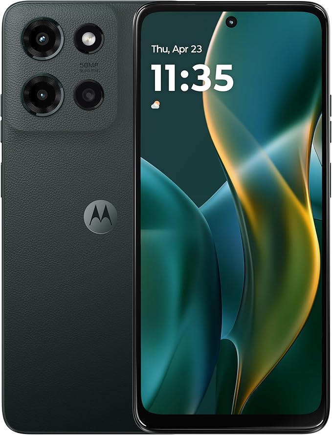 Motorola Moto G - 2025 | Unlocked | Made for US 4/128GB | 50MP Camera | Forest Gray - MrTs Computers Cybor Store