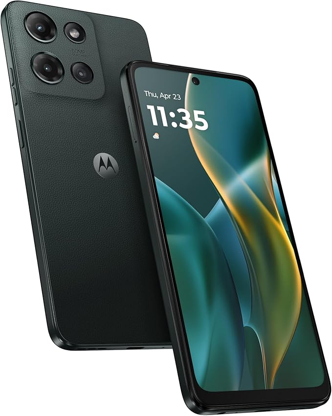 Motorola Moto G - 2025 | Unlocked | Made for US 4/128GB | 50MP Camera | Forest Gray - MrTs Computers Cybor Store