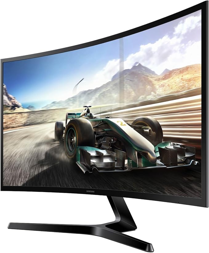 Samsung 27" Essential S3 (S36GD) Series FHD 1800R Curved Computer Monitor, 100Hz, Game Mode, Advanced Eye Comfort, HDMI and D - sub Ports, LS27D366GANXZA, 2024 - MrTs Computers Cybor Store
