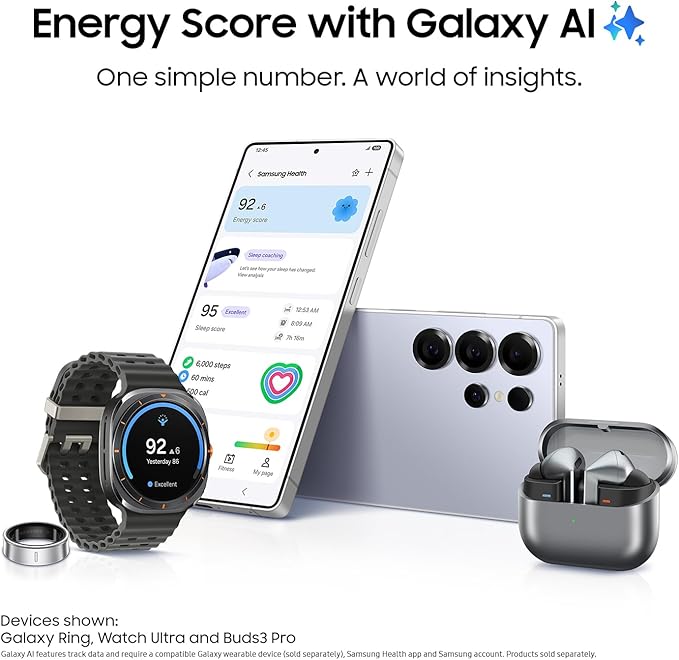 SAMSUNG Galaxy S25 Ultra, 512GB AI Smartphone, Unlocked Android, AI Night Mode Camera, Snapdragon 8 Elite Fast Processor, 5000mAh Battery, Built - in S Pen, 2025, US 1 Yr Warranty, Titanium Gray - MrTs Computers Cybor Store