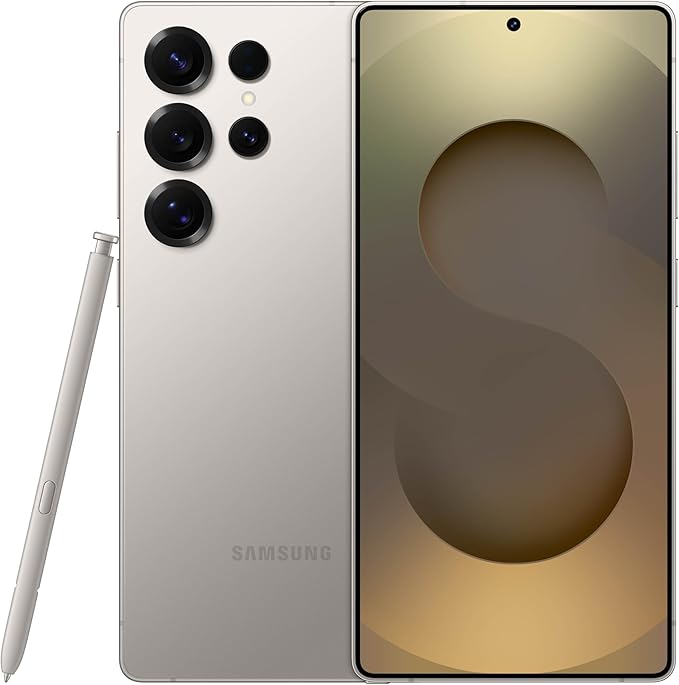 SAMSUNG Galaxy S25 Ultra, 512GB AI Smartphone, Unlocked Android, AI Night Mode Camera, Snapdragon 8 Elite Fast Processor, 5000mAh Battery, Built - in S Pen, 2025, US 1 Yr Warranty, Titanium Gray - MrTs Computers Cybor Store