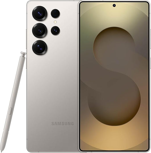 SAMSUNG Galaxy S25 Ultra, 512GB AI Smartphone, Unlocked Android, AI Night Mode Camera, Snapdragon 8 Elite Fast Processor, 5000mAh Battery, Built - in S Pen, 2025, US 1 Yr Warranty, Titanium Gray - MrTs Computers Cybor Store