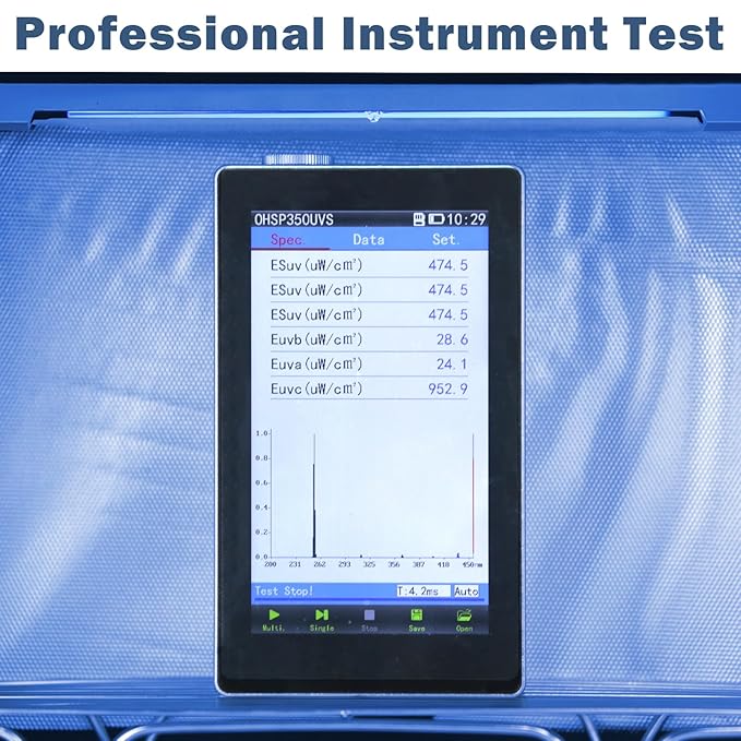 UVC Sanitizer Box Ozone Free with Timer, Portable Large Cleaner Bag with USB Port, UV Light Blue Tote for Mask, Cell Phone, Baby Bottle, Key, Towel 12L/3.17 gal - MrTs Computers Cybor Store